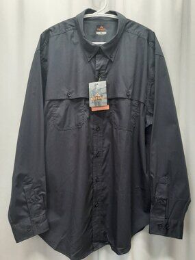 NWT Ridgecut Toughwear XL Men's Work Shirt - OSM Shield - Stain/Odor Resistant